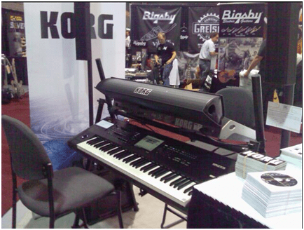 Korg Pa3X e Kronos insieme al Summer NAMM 2001 Korg Pa3X e Kronos insieme al Summer NAMM 2001