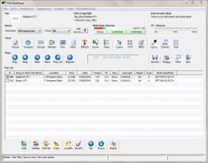 MidiPlayer - La pagina video principale MidiPlayer - La pagina video principale
