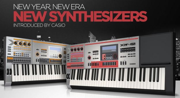 Nuovi sintetizzatori Casio XW-P1 e XW-G1