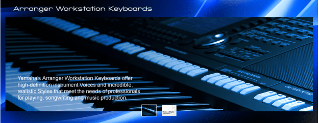 Special site: arranger workstation Yamaha