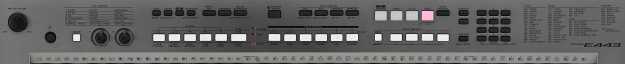 Il pannello di controllo di Yamaha PSR-E443