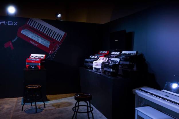 Fisarmoniche Roland al Winter NAMM 2016