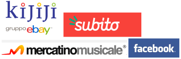 Occasioni di strumenti usati in vendita sul web