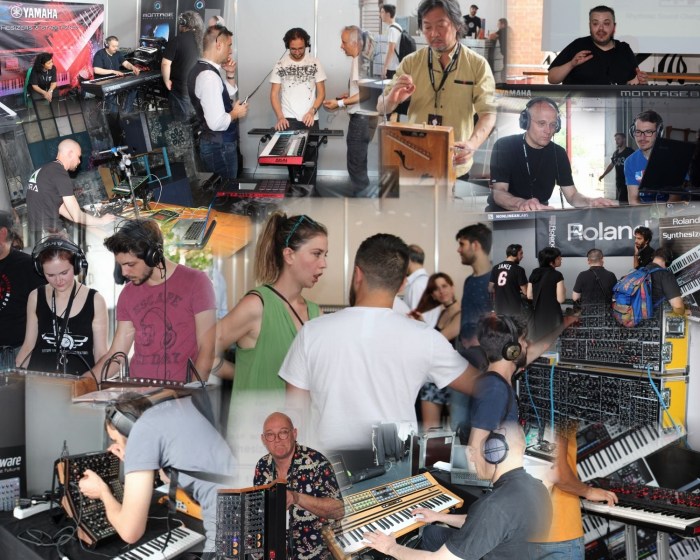 Protagonisti e visitatori del Torino Synth Meeting 2016