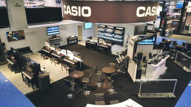 Stand Casio al Winter NAMM 2017